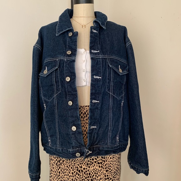 Brandy Melville Jackets & Coats Brandy Melville Red Lined Oversized